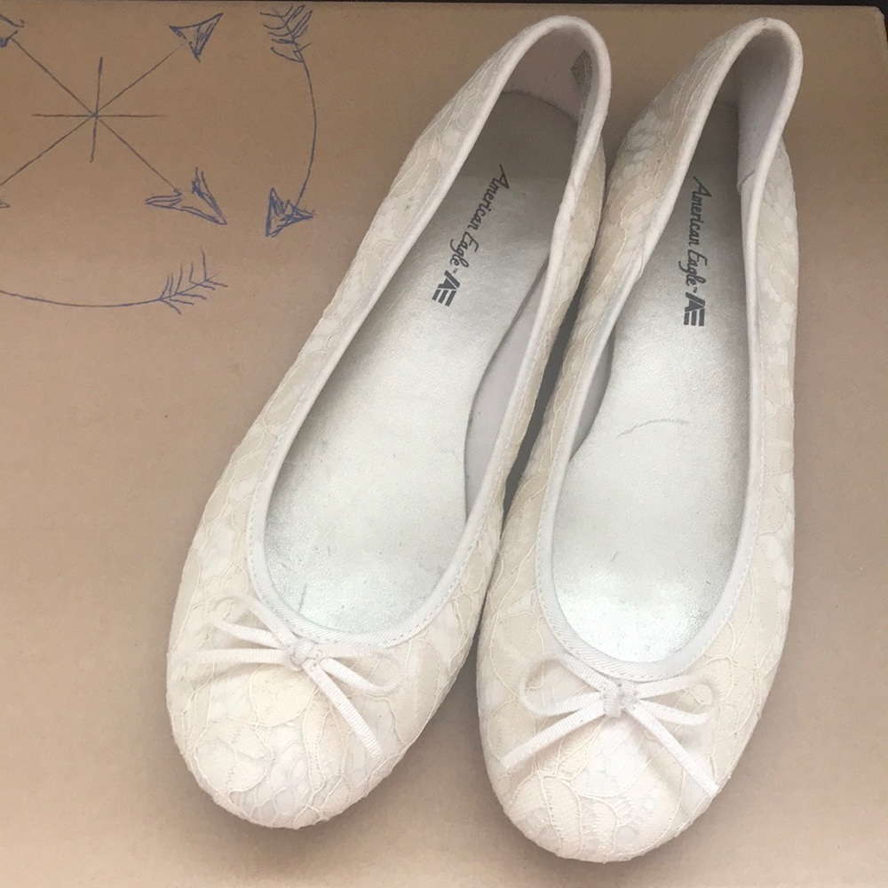 Lace American Eagle Flats